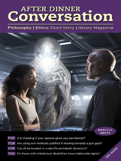 Title details for After Dinner Conversation: Philosophy | Ethics Short Story Magazine by After Dinner Conversation - Available